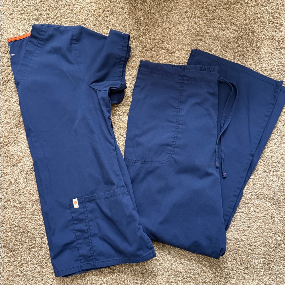 Women's Navy Scrub Set